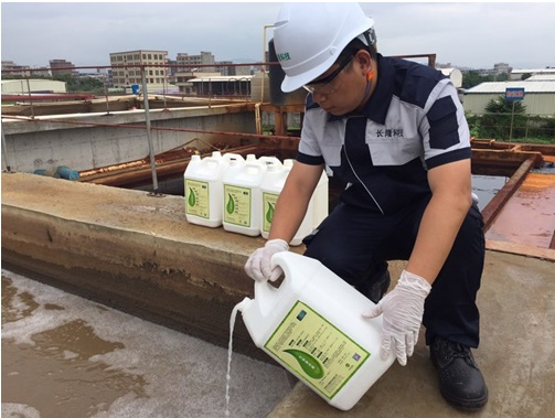 總氮降解菌使用現場